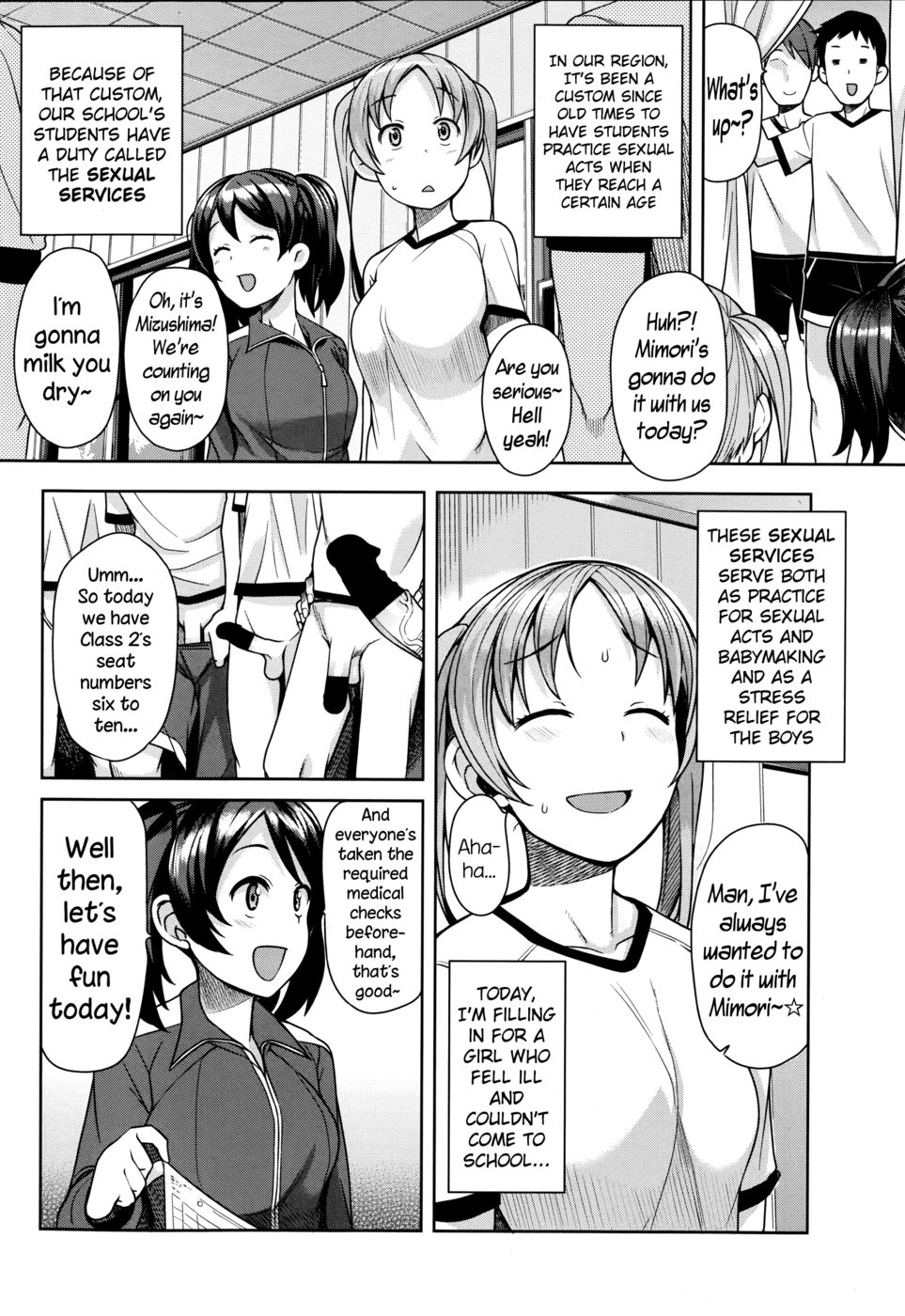 Hentai Manga Comic-Akaruku Tanoshiku Seikatsu Gakari-Chapter 1-2